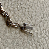 Bent Larsen 14k White Gold Biker Link bracelet - 7.8 inch length