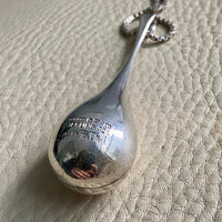 1973 Sterling Silver droplet pendant necklace - Falköping, Sweden