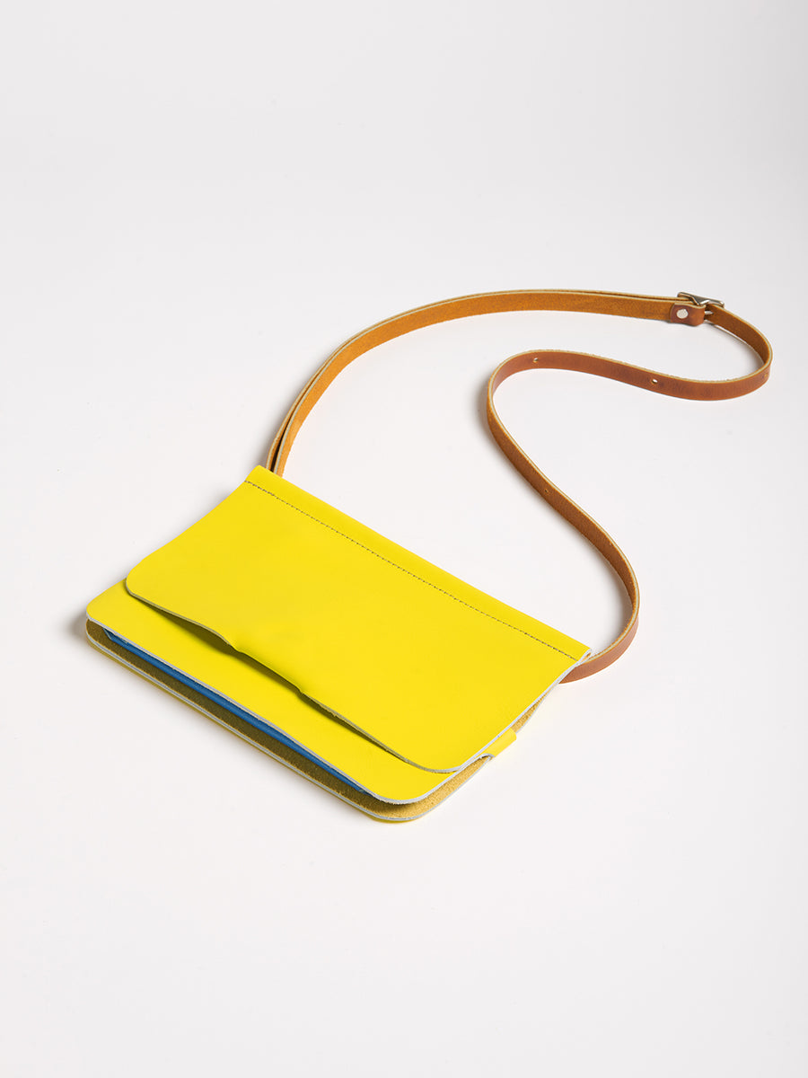 The Novella bag - Lemon yellow leather