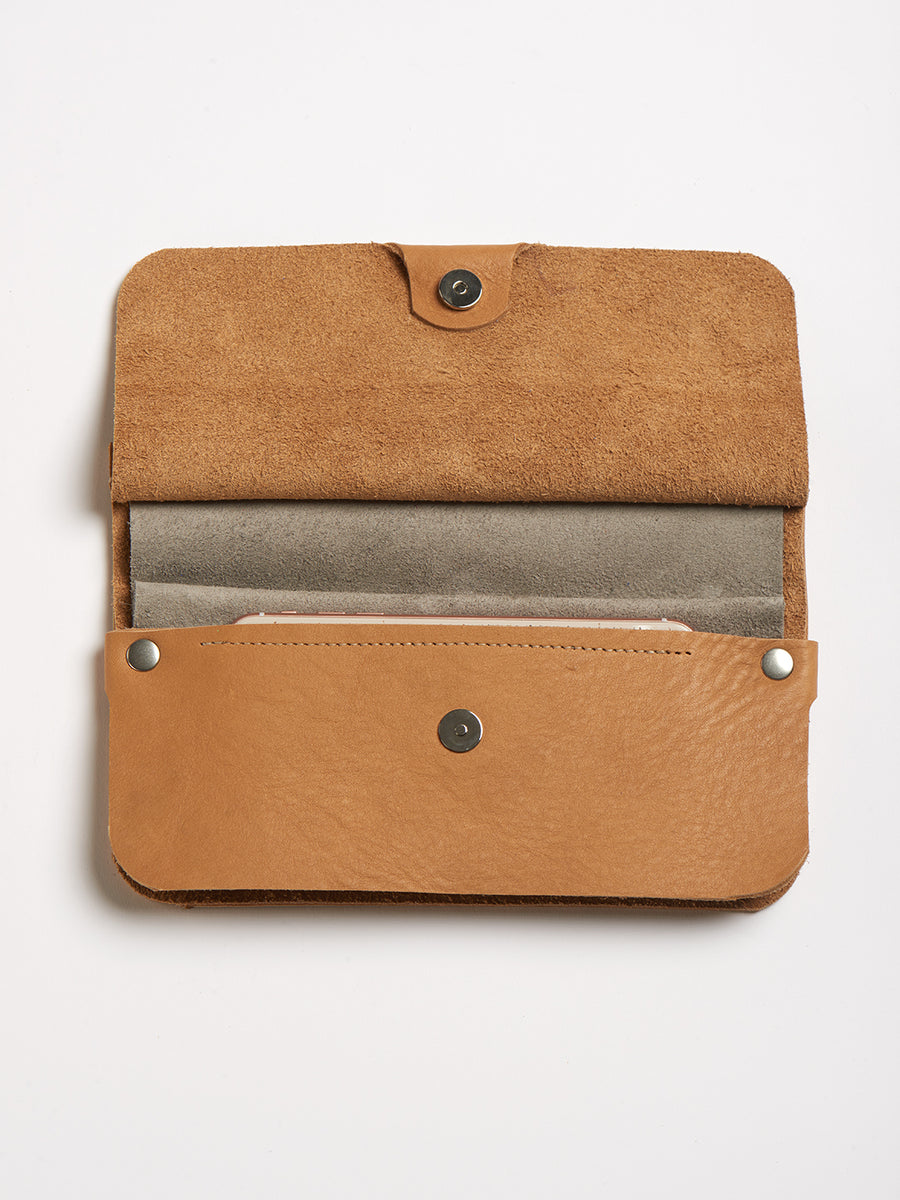 The Novella bag - Cashew bull hide leather