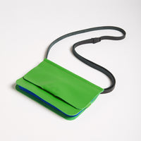 The Novella bag - Lime green leather