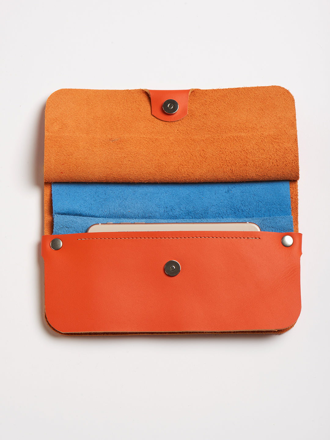 The Novella bag - Papaya orange leather