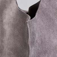 Wedge bag -  Graphite gray suede